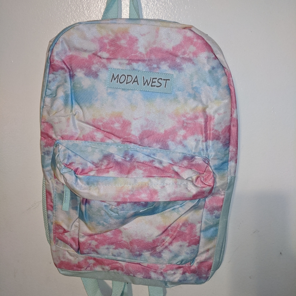 NWT! Pastel Tye Dye Bookbag